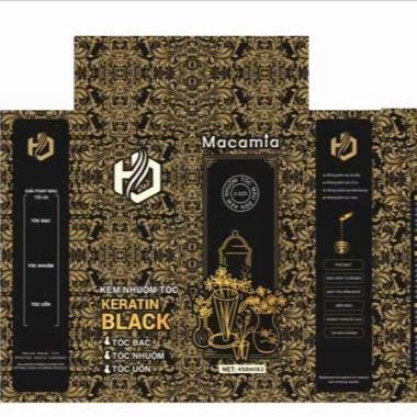  Nhuộm đen HD thảo dược phủ bạc không dính da đầu Phủ bạc tóc nhanh và tiết kiệm 