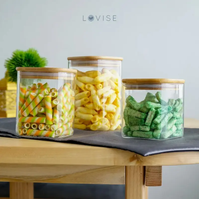 Toples Kaca Kotak UK 1000ml 1
