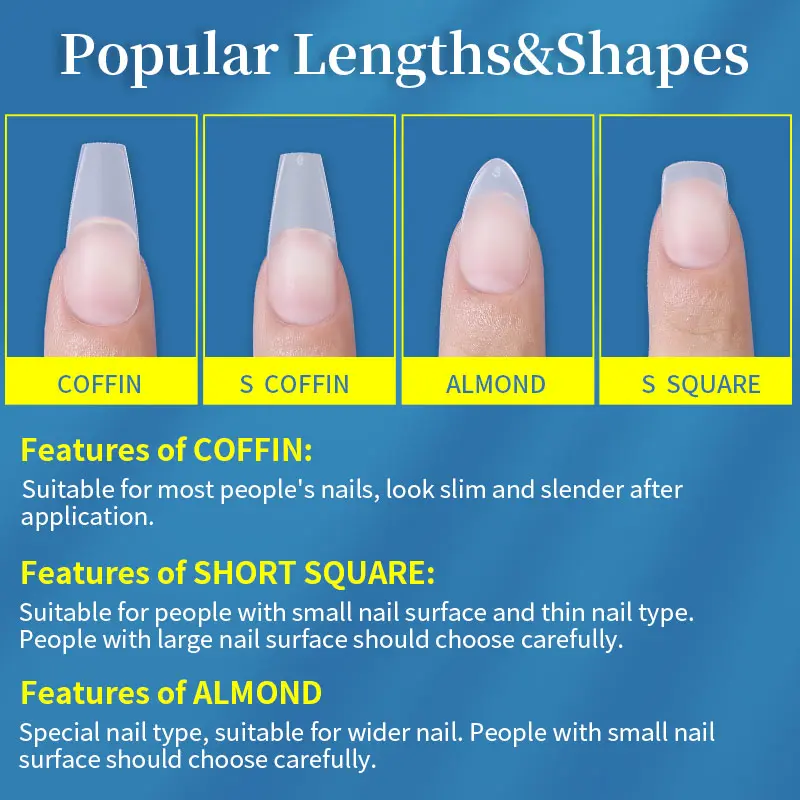 koskoe 120pcs buah cat kuku dorong desain seni kuku palsu ultra-tipis khusus Born Pretty Art Nail-56564/55067/ kuku palsu panjang Extension Polish 8