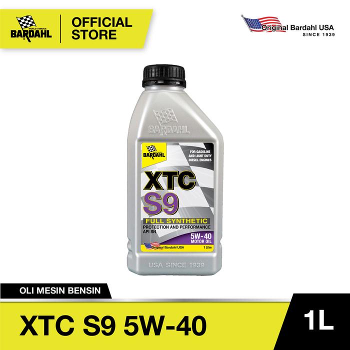 Gambar Bardahl XTC S9 5W-40 Full Synthetic - Oli Mesin Bensin (1L) dari Bardahl Indonesia Kota Administrasi Jakarta Utara Tokopedia