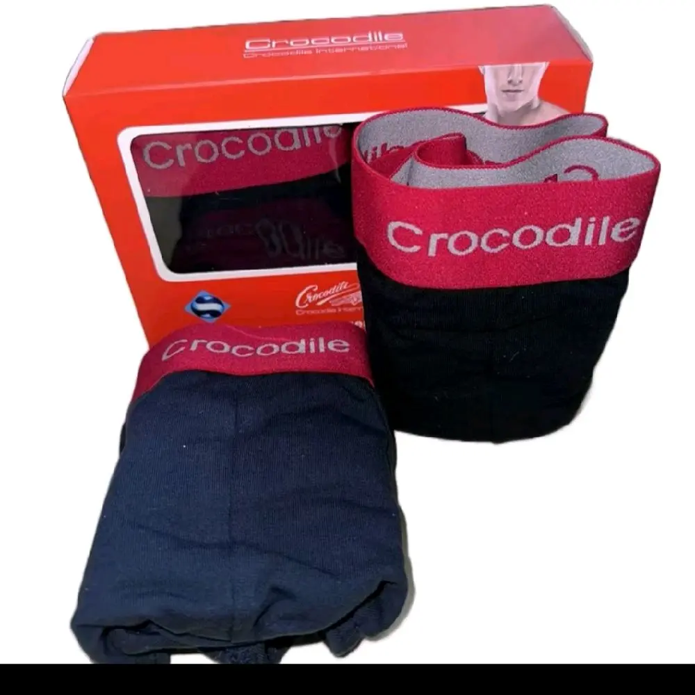CD CROCODILE DALAMAN PRIA ISI 2 PCS Cowok Katun Keren Nyaman Segitiga Lembut