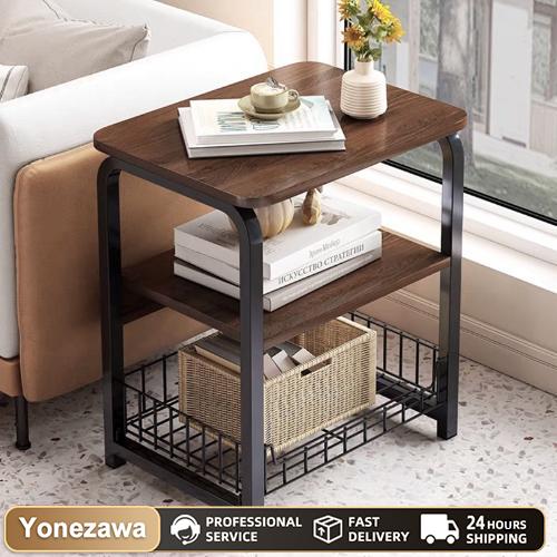 Bàn Trà Bên Sofa Phòng Khách Thiết Kế Kết Hợp Kệ Để Đồ 2-3 Tầng Decor Nội Thất Căn Phòng