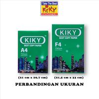 Gambar KIKY A4 & F4 Copy Paper / Kertas Fotocopy 75 GSM - 1 Rim = 500 Lembar - A4 (210 x 270 mm) dari Kiky Stationery Kota Surakarta 1 Tokopedia