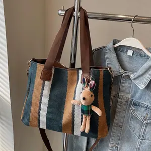 MOONBAGS Tas Bahu Wanita Tas Selempang 2in 1 Tas Kanvas Brand KOSK - 2340