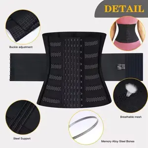 (KS05) Korset waist trainer double compression dengan 7 tulang penyangga anti menggulung