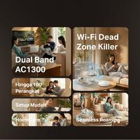 Gambar TP LINK DECO M5 (2 Pack) GARANSI RESMI Adaptor Device Router - PUTIH dari Multi Komputer Kota Administrasi Jakarta Barat 4 Tokopedia