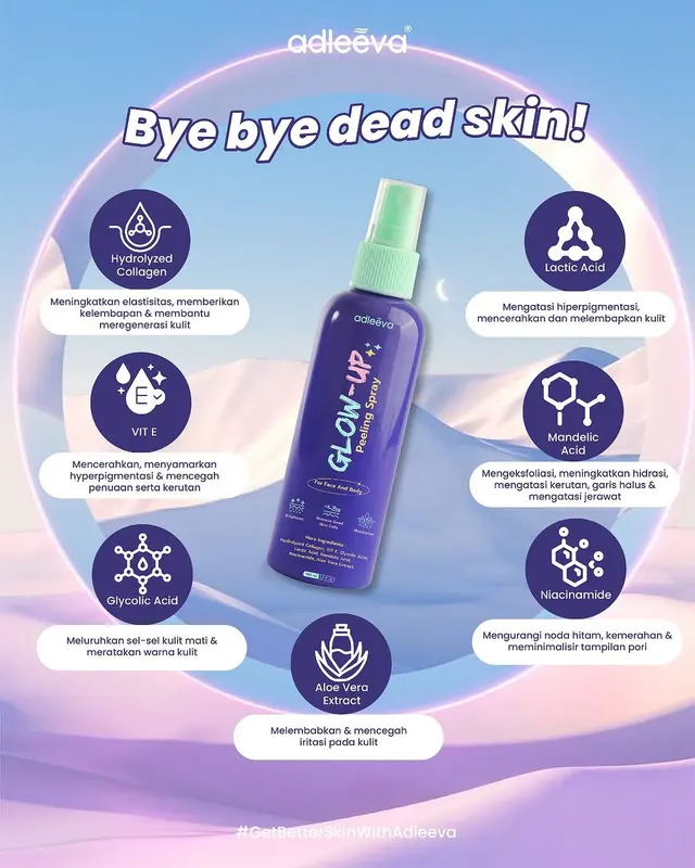 ADLEEVA SKINCARE- Glow Fushion Overnight Peeling Serum | PEELING SERUM 5