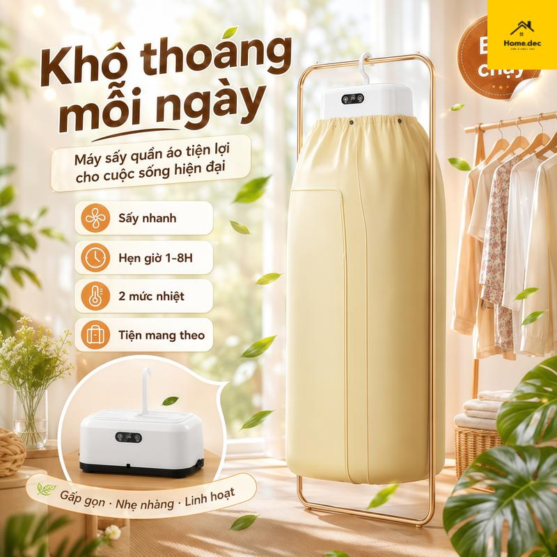 Máy Sấy Quần Áo, Cao Cấp, Có Thể Gập Lại, Máy Sấy Quần Áo Treo, Tủ Sấy Đa Năng,…