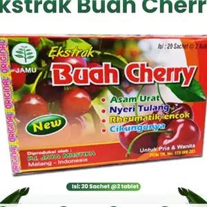 Kapsul Buah Cherry Atasi Asam Urat Pegal linu rematik
