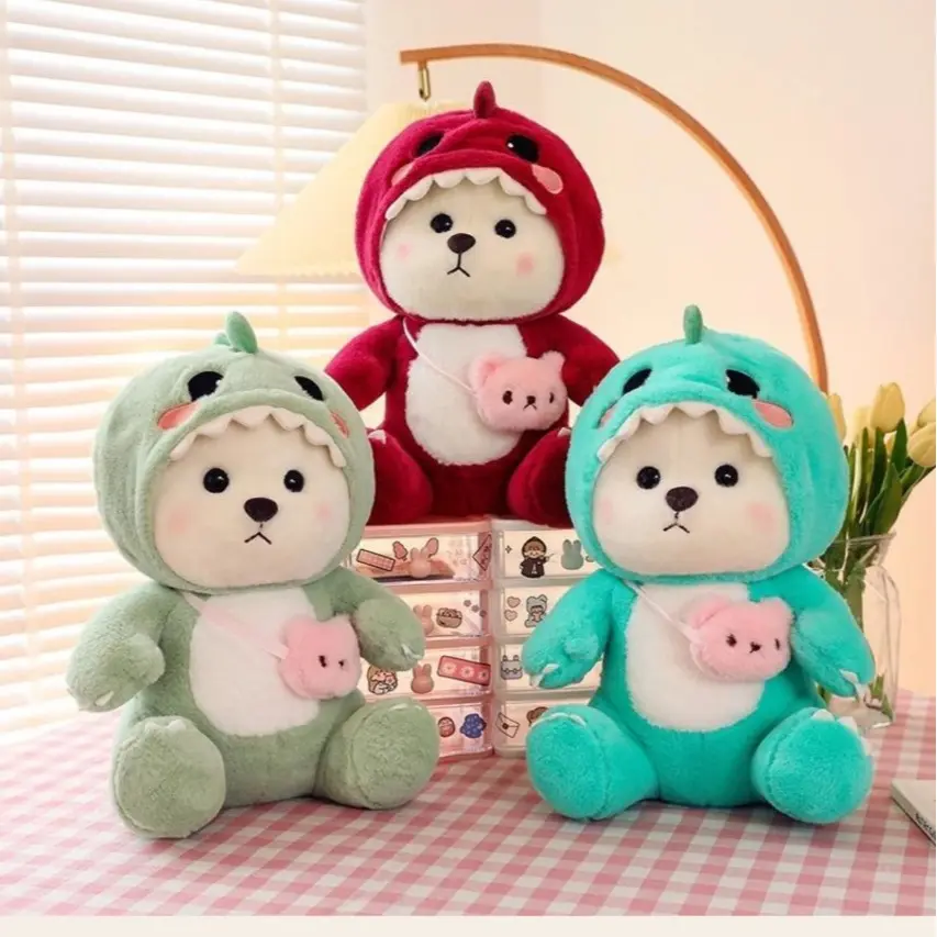 Boneka lotso teddy bear kupluk cosplay lotso,manyo,rabit 30cm SNI Mainan Anak Hadiah Dolls Toys