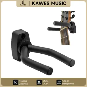 KAWES Hanger Gitar Stand Bracket Hook Gantungan Dinding Gitar Murah Besi