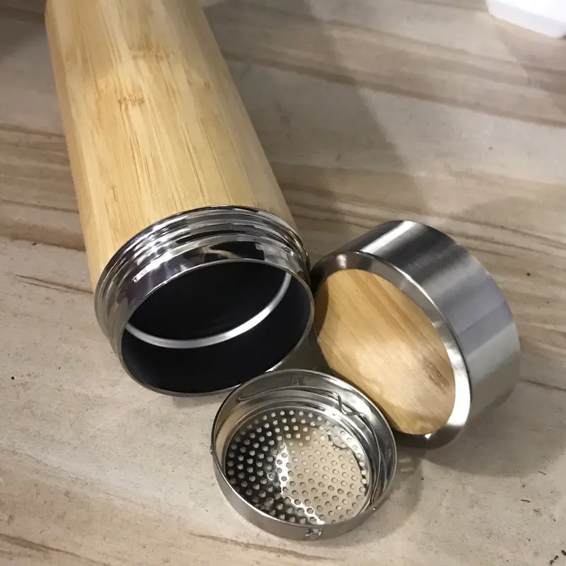 Tumbler Bambu Wood Stainless Steel 1