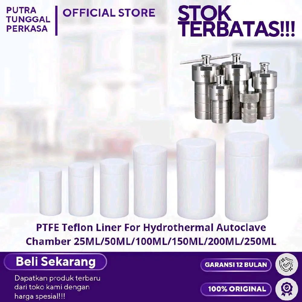 PTFE Teflon Liner For Hydrothermal Autoclave Chamber 150ML