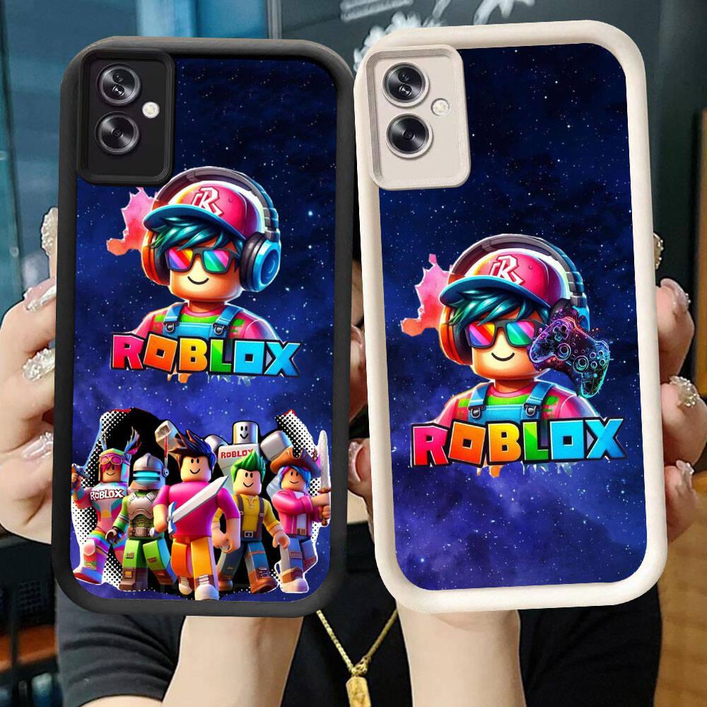 KD-4 Cool Roblox soft Casing untuk OPPO A3 A79 A39 A3X A83 A37 A5 Pro