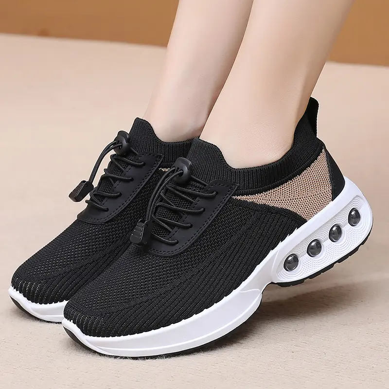 Anti slip, wear-resistant, casual and fashionable sports shoes, lightweight, soft and comfortable, single shoe mesh shoes, women's shoes, can be worn in spring, summer, autumn and three seasons, classic and versatile shoes