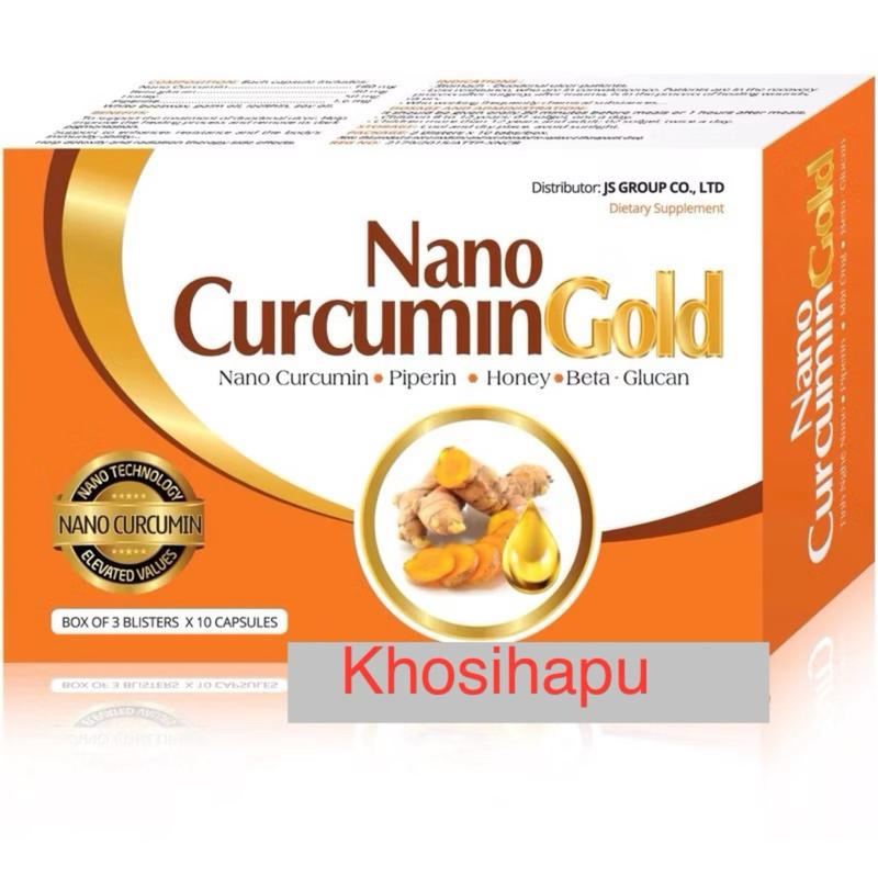 Viên uống Nghệ Nano Curcumin Gold hỗ trợ dạ dày, tá tràng khoẻ mạnh làm đẹp da sáng da giảm nám chống oxy hoá làn da