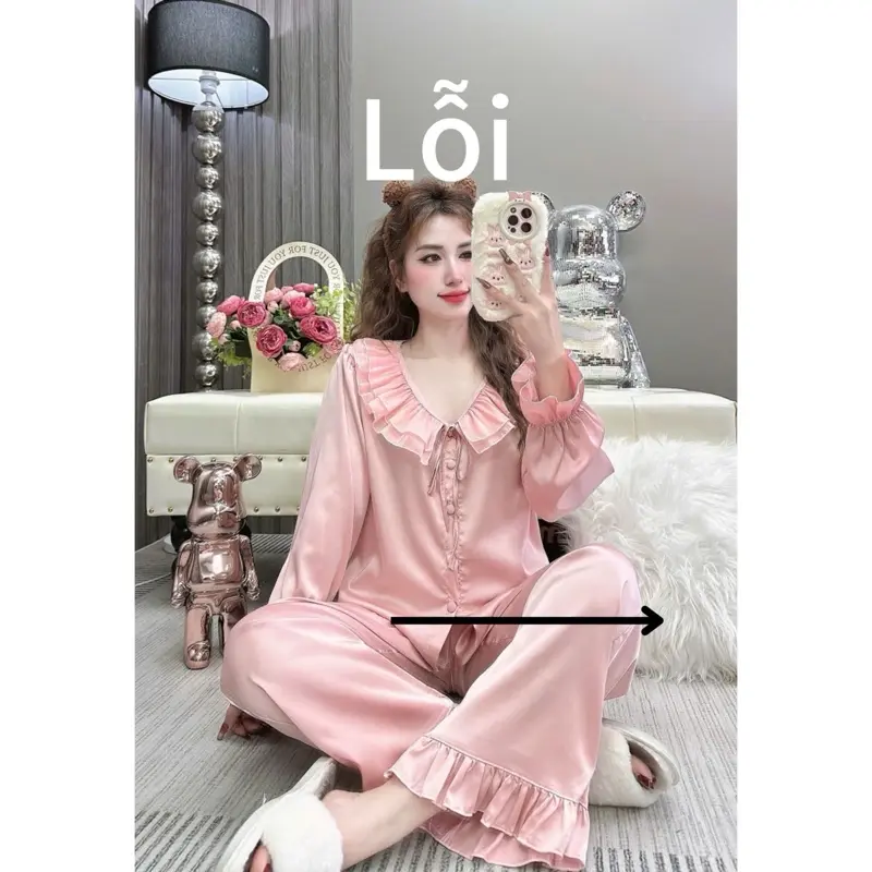 Đồ bộ pijama tay dài, 40-58kg