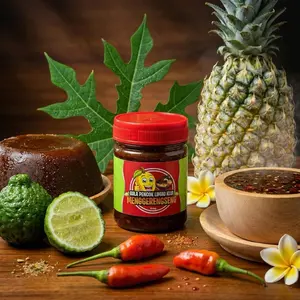 Gula Pencok Limau Kuit Menggerengseng bumbu rujak banjar