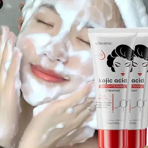 Kojic Acid Original Facial Wash Anti Jerawat Pembersih 100gr Facial Wash Yang Cocok untuk semua jenis kulit dengan Kojic Acid sebagai bahan pemutih alami menghambat produksi melanin