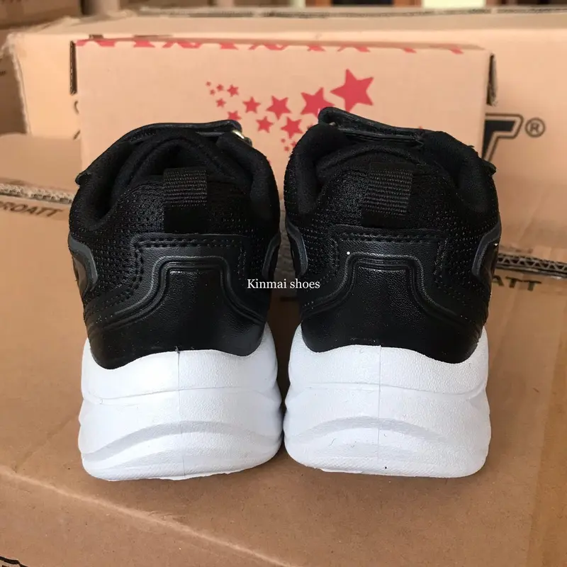 FREE KAOS KAKI Sepatu PRO ATT ISO 660 V Size 31 32 33 34 35 36 37 38 Sneaker Anak Perekat Hitam Fashion Sekolah 5