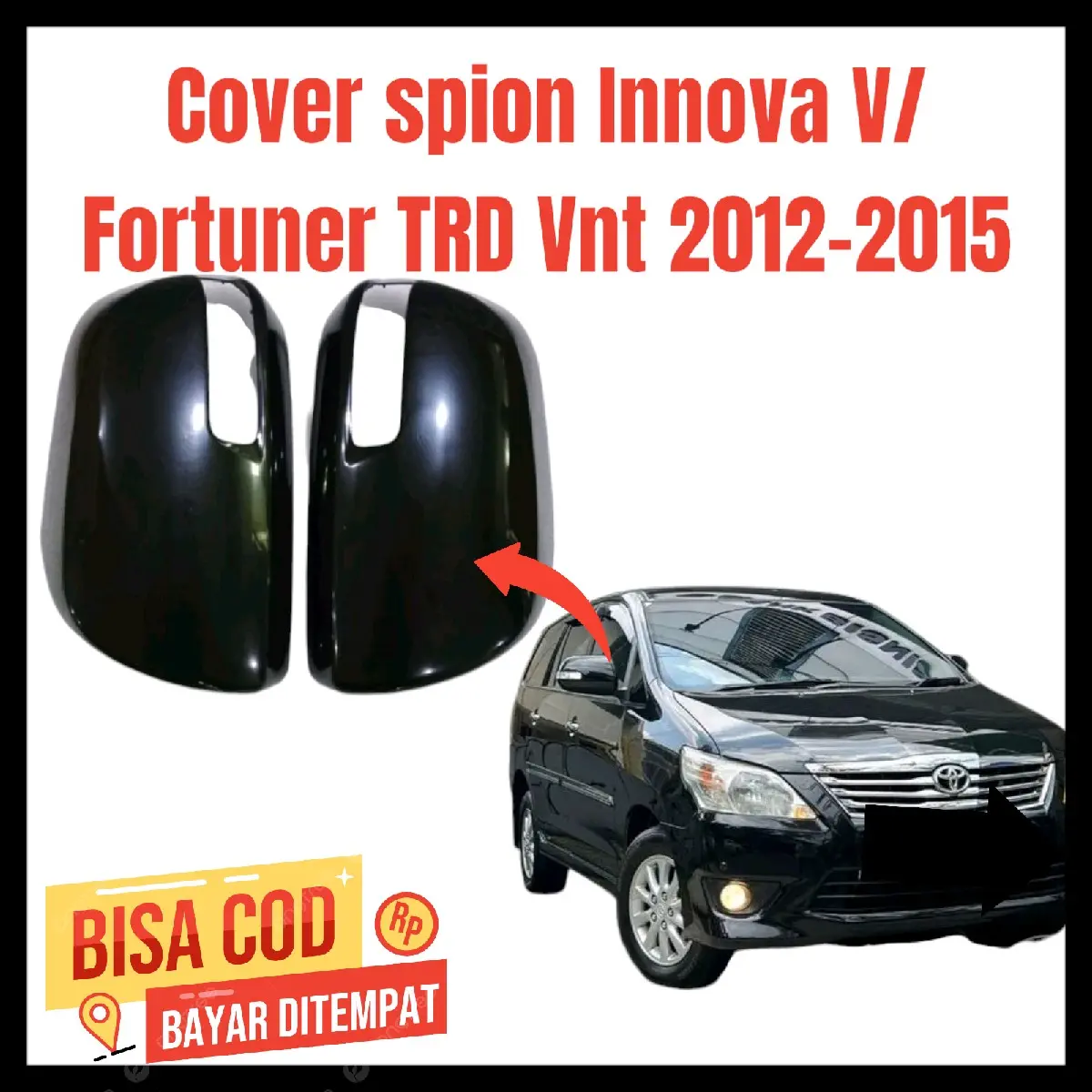COVER SPION INNOVA V/ FORTUNER TRD VNT TAHUN 2012 SAMPAI 2015 BERKUALITAS Car