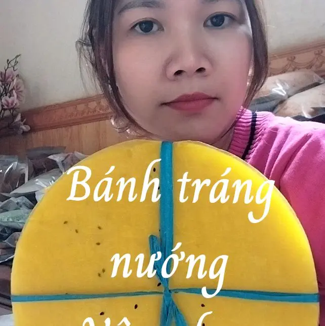 1,1kg( 50 cái )bánh tráng nướng màu vàng chuẩn vị Đà Lạt 5