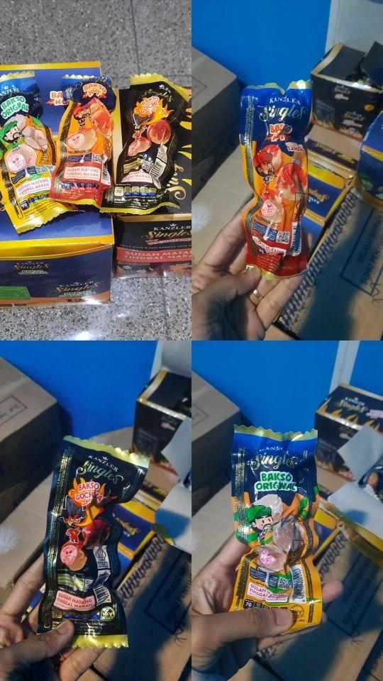 (1 BOX) KANZLER SINGLE BAKSO | ISI 12 PCS | ALL VARIAN | BISA MIX Food Makanan Instan