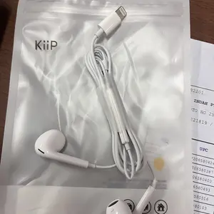KiiP Headset Handsfree 3.5mm Wired Headset Kabel Anti Delay Earphone HD Call