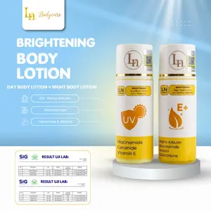 Lotion 10% Alpha Arbutin HB Dosting Pemutih Varian Siang + Malam BPOM 100ml