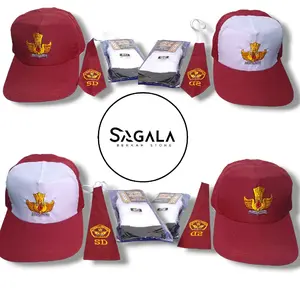 SAGALA BERKAH STORE Paket Topi Dasi Dan Kaos Kaki SD Lengkap Cocok Untuk Cowok Dan Cewek Dengan  Fashion Desain