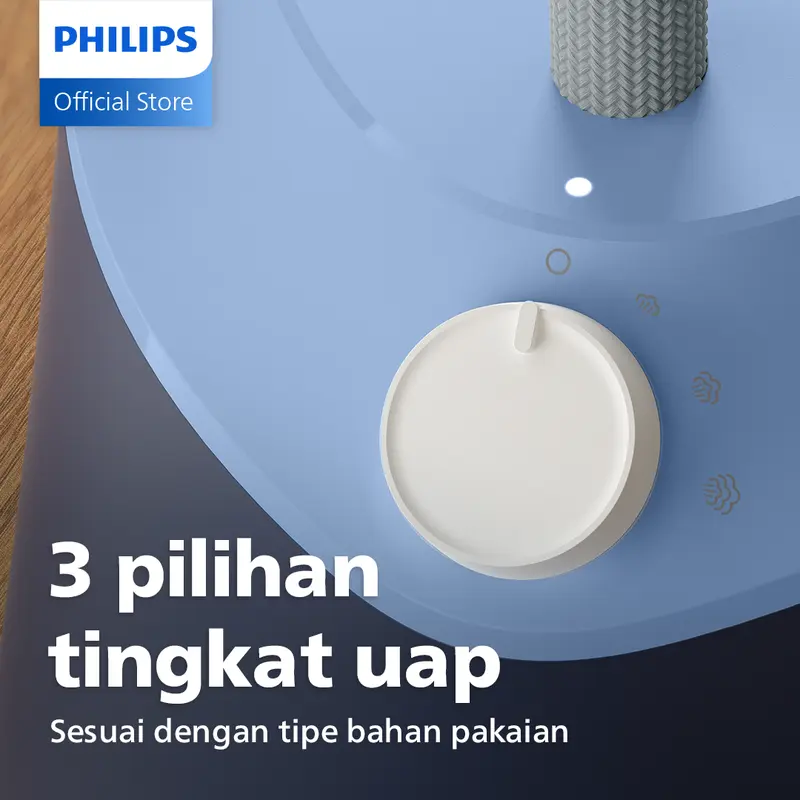 New! Philips Stand Steamer 1000 Series STE1030/20 - Blue - Setrika Uap Tanki Besar Favorit Designers dengan Style Mat 4