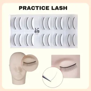 Practice Lash Bulu Mata Latihan Eyelash Extension Korea 10 Pasang 5 Pasang