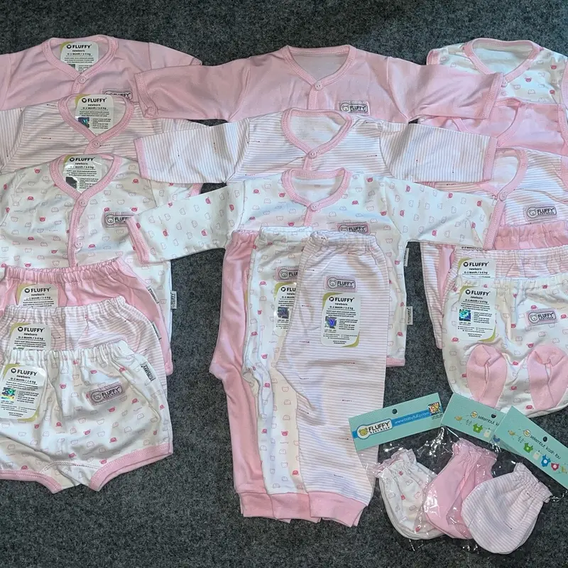Paket fluffy baju bayi newborn 21 pcs (BACA DESKRIPSI) 2