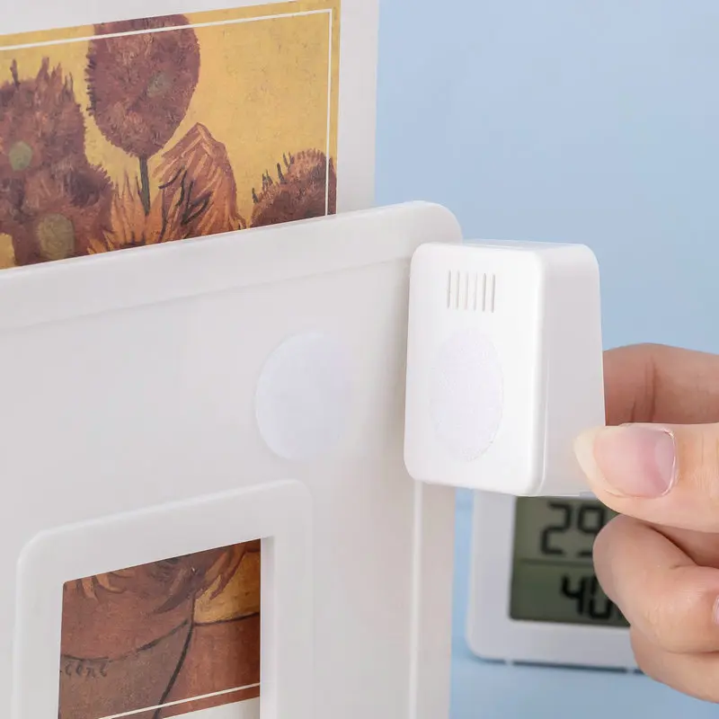 Máy Đo Độ Ẩm Nhà Kỹ Thuật Số Điện Tử, Mẫu Bán Chạy Xuyên Biên Giới, Nhiệt Kế Chính Xác Mini Có Thể Chân Đế Có Thể Dính Vào Tường 5