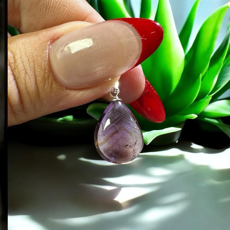 Mặt dây chuyền Amethyst (Thạch anh tím ) 2