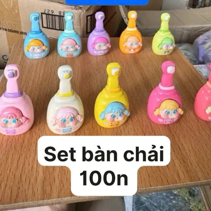 Một sét cham ban chai mua về 100n
