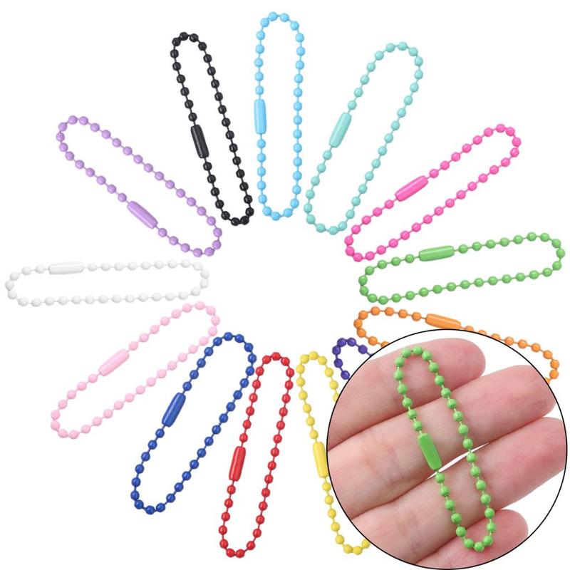 Product Introduction of ห่วงโซ่ลูกปัดสีรุ้ง การค้นพบเครื่องประดับ DIY สำหรับทำพวงกุญแจ อุปกรณ์ทำมือ 8