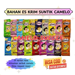 Minuman Bubuk Es Camelo Mix 2 & 4 Rasa - 24 Renteng isi 240 Pcs harga murah