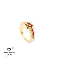Gambar Yaxiya Cincin Fashion Wanita Aksesoris 927 - GOLD, 17 MM dari YAXIYA JEWELRY Kota Administrasi Jakarta Barat 2 Tokopedia