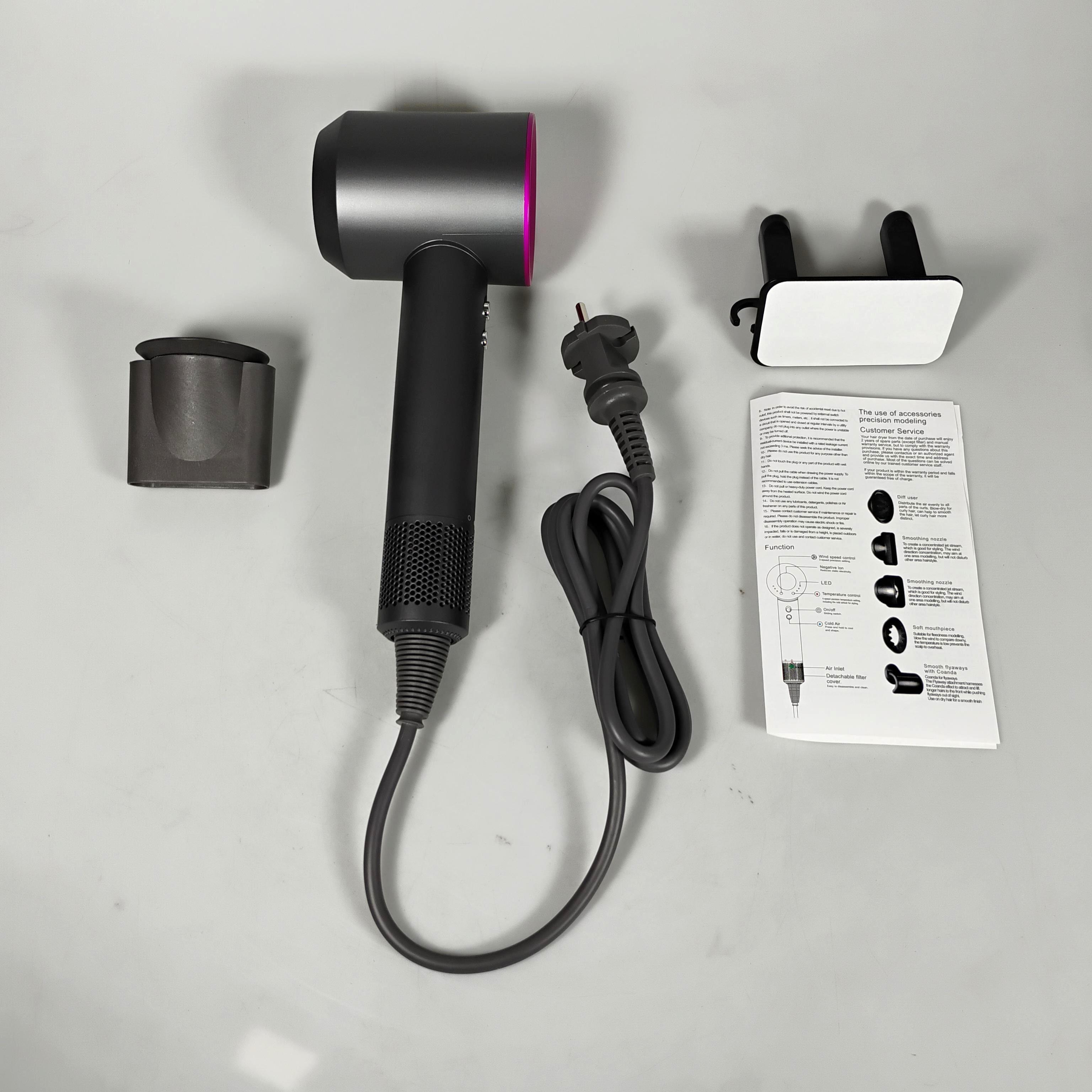 LANSAM Hair Dryer Anion Quick Dry Silent Motor Pengering Rambut 1450W - L1526