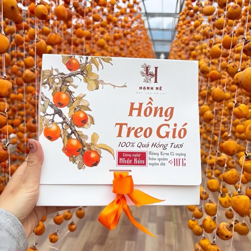 Hồng K.E.M - Hồng Treo Gió 15 ngày - Hồng Mochi - Hạnh Nè - Vị Ngọt Thơm Công Nghệ Nhật Bản Không Chất Bảo Quản Đặc Sản Đà Lạt snack Ăn vặt Thức ăn Food