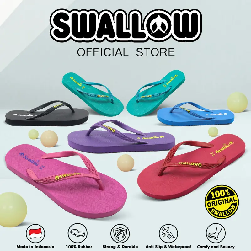 Swallow Sandal Jepit Nice - Sandal Jepit Karet Wanita Dewasa Anti Slip 1