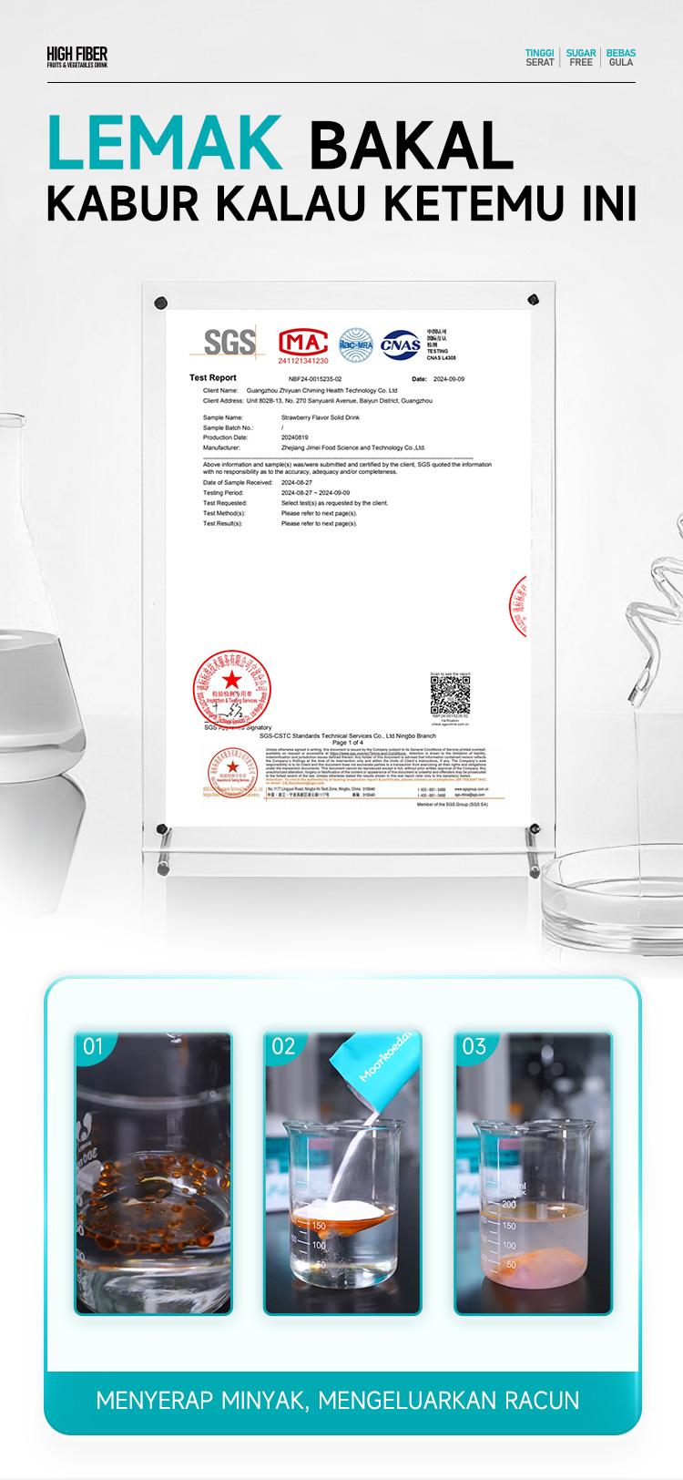 Moorkoedal Minuman Serat Tinggi - Lancarkan BAB & Usus Sehat - BPOM HALAL