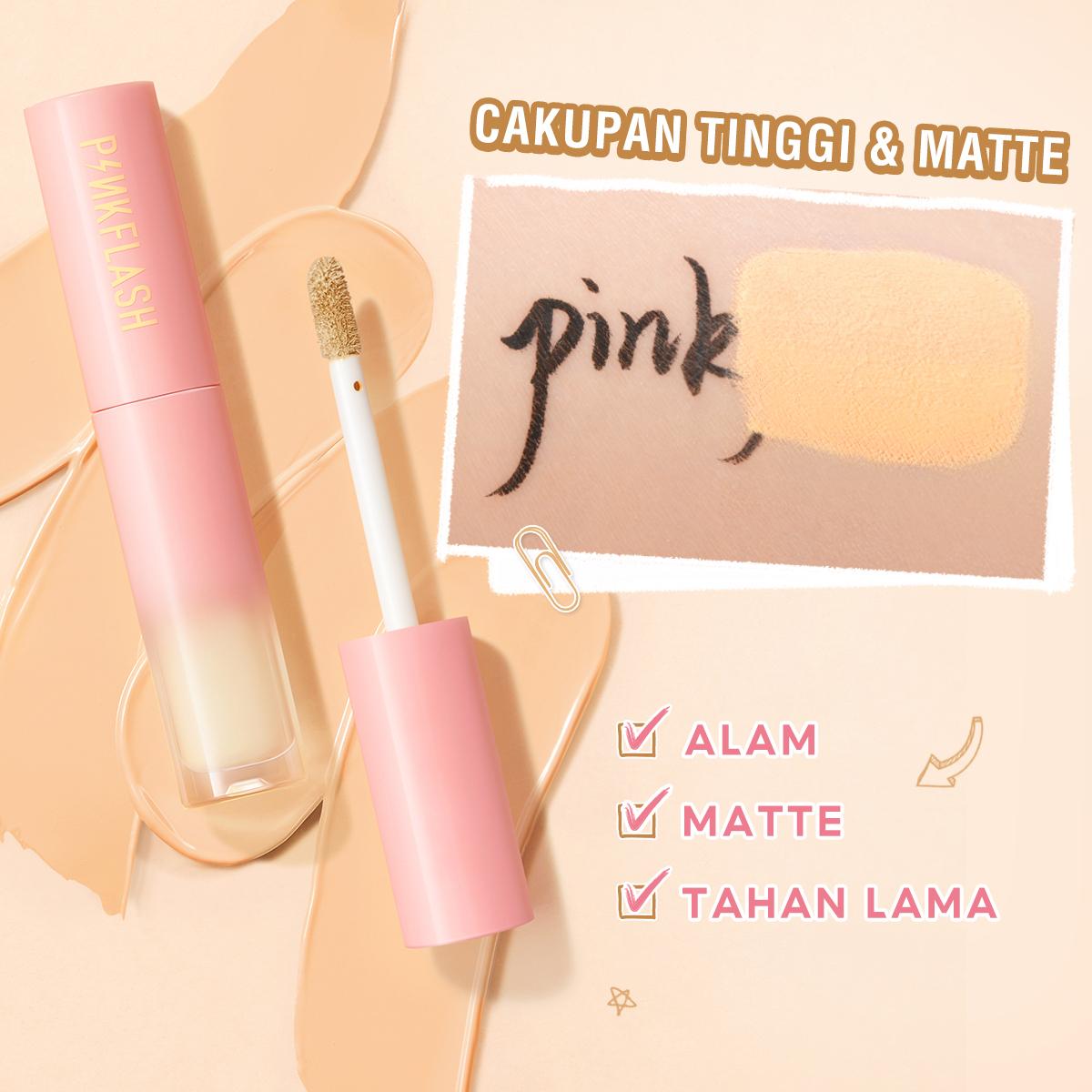 [Official] PINKFLASH OhMyPinkFlash OhMyBreath Liquid Concealer Long Lasting Waterproof Sweat Proof Smooth Full coverage Matte Natural cover dark
