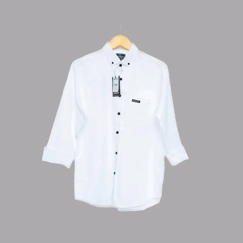 kemeja formal pria lengan panjang bahan katun signatur 1
