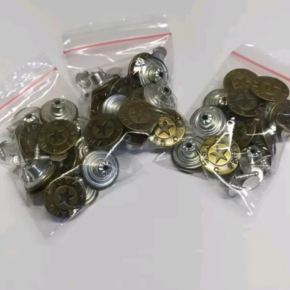 COD isi 12 pcs kancing jin/ kancingjin non goyang 17mm Jaket