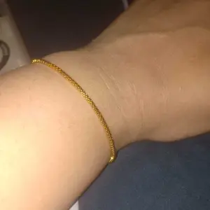 Gelang Titanium Viral Rantai Itali Emas 24K fasion simpel