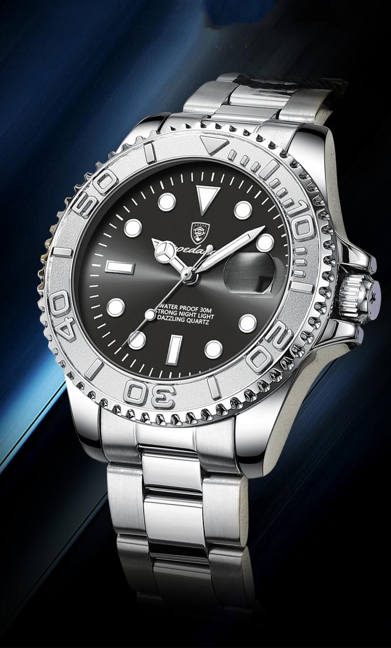 Product Introduction of Popular Men's Watch Waterproof Night Light Fashion New Quartz Watch Student Business Trend Watch 8
