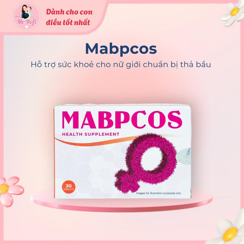 (ID1) MABPCOS Vitamin hỗ trợ sức khỏe cho nữ giới đa nang 30 viên - Mẹ Rofi