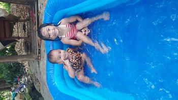 Product Review of 【Warranty】Inflatable Swimming Pool Kids Baby Swimming Pool Air Pump Family Size Swimming Kids Inflatable Rectangular Pump Home Water Toys Cod from S**e 1
